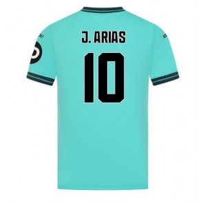 Wolves Jhon Arias #10 Venkovní Dres 2025-26 Krátký Rukáv